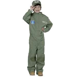  Kids US Air Force Uniform Costume (Size:7 10): Toys 