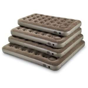  80 x 71 x 5 King Flocked Air Bed Gray