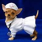 Aye Chihuahua Angel of Mercy Nurse Dog Figurine