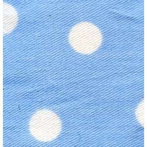  Baby Blue Dot Fabric by New Arrivals: Baby