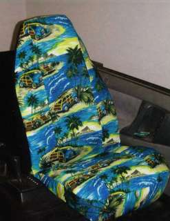 Tropical Woody Seat Cover Fits high back bucket seats W/O armrest 