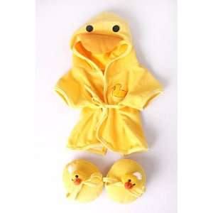 com 20121 Duck Robe & Slippers Clothes for 14   18 Stuffed Animals 