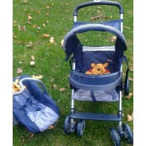  Disney Winnie the Pooh, Baby Doll Stroller and Doll 