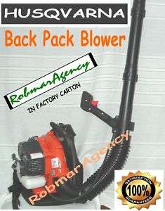 Husqvarna   Commercial Rated 26.4 CC Back Pack Blower   125BT  