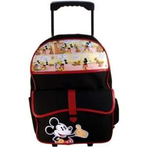    Mickey Mouse Large Rolling School Backpack 