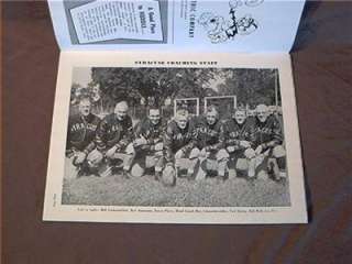 Syracuse vs Villanova University Vintage 1953 College Football Program 