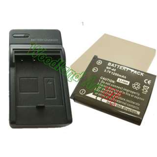 Battery+Charger For Fujifilm FinePix JZ300 JZ310 JZ510 T200 T300 T305 
