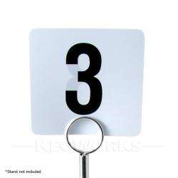 Plastic Table Marker Number Cards Banquets/Poker   New 845033094172 