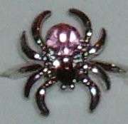 Jewelry Birthstone Ring Earring Set Stud Spider Colors Rings Earrings 