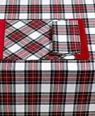    Waterford Table Linens, Stewart Tartan 70 x 126 Tablecloth 