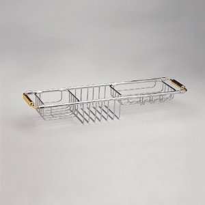  Extendable Shower Caddy Finish Chrome and Gold
