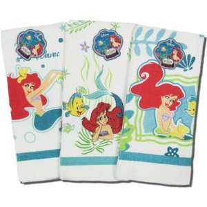 com Set of three (3) Disney Little Mermaid Kitchen/Bath Hand Towels 
