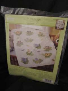 Bucilla IN THE JUNGLE Stamped Cross Stitch Kit QUILT  