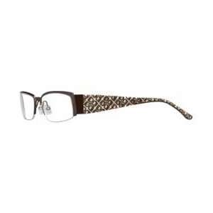  BCBG ANJOLIE Eyeglasses Chocolate Frame Size 51 17 130 