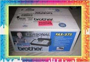 Brother FAX 575 Plain Paper Thermal Copier Fax NEW★ 12502612278 