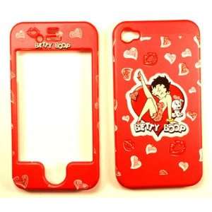  Betty Boop Pink iPhone 4 4G 4S Faceplate Case Cover Snap 