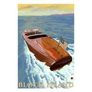  Block Island, Rhode Island, Chris Craft Boat Premium 
