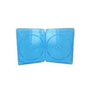  DVD Case Clear Blue Double Case for Blu ray for 40 pcs 