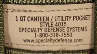 NEW USGI 1 QT CANTEEN w/EXC MOLLE WOODLAND Cover & Cup  