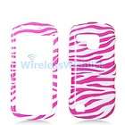 Pink White Zebra Hard Skin Case Cover for Samsung Conti