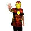 Iron Man Shirt And Mask Adult Costume   X Large (42 46)