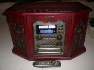 Memorex Nostalgic Stereo, Turntable, Cassette, CD Player / Writer 