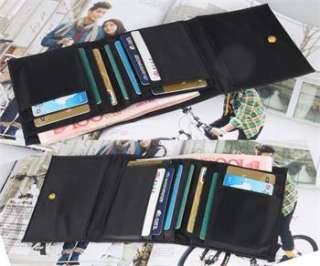 New Mens Canvas+Oxford Wallets Bi Fold Purse Card Slots Bag High 