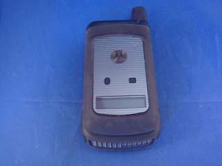   GOOD Motorola i576 Nextel iDEN PTT Rugged Bluetooth Cell Phone SILVER