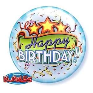  22 Birthday Triple Stars Bubble Balloon Toys & Games