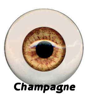 Polymer Doll Eyes 18 MM for Berenguer Champagne  