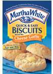 Martha Whites Cheese Garlic Buscuit Mix (Qty of 3)  