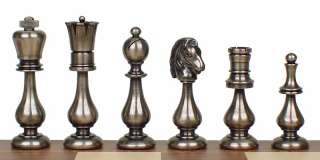 Large Classic Oriental Brass Chess Set by Italfama  