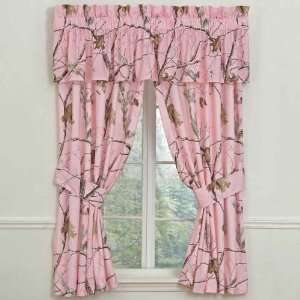  Realtree Girl   AP Pink Camo Curtains   42 x 63