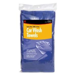  Buffalo 4 Count 15 X 17 Blue Car Wash Towels Automotive