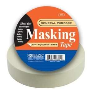   BAZIC (40 Yards) General Purpose Masking Tape Case Pack 36 Automotive