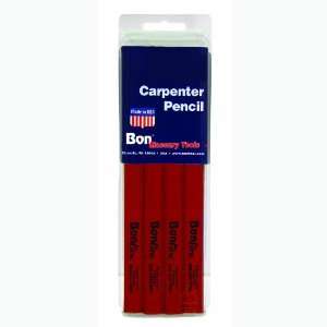  Bon 84 841 7 Inch Carpenter Pencil, Black Hard Lead with 