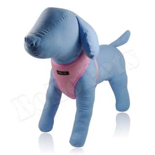 13 16 GIRTH Pink Soft Mesh Comfort Dog Harness Vest Collar Small XS 