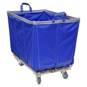 commercial laundry cart  6 bushel  