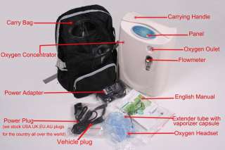Updated New Portable Vehicle&Household Oxygen Concentrator 90%