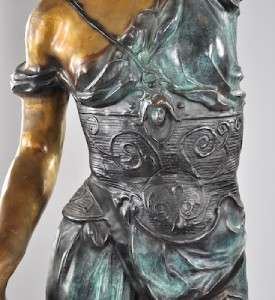 Bronze Statue Blind Justice by Alois Mayer  