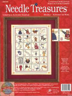 Cross Stitch Kit ~ JCA Christmas Alphabet Sampler & Sequins #08544 