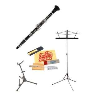 2CN1 Student Clarinet Bundle with Clarinet Stand, Music Stand, Care 