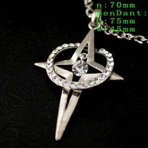   & Ring Crystal Rhinestone CZ Chain Necklace Pendant Jewelry  