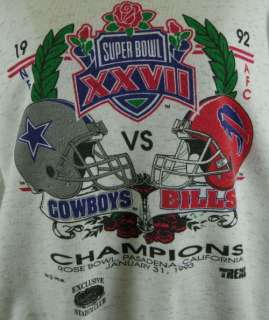 Dallas Cowboys SUPERBOWL XXVII 1993 Sweatshirt Sz XL  