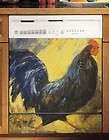 Appliance Art Painted Rooster Magnetic Dishwasher Cover