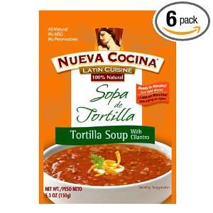 Nueva Cocina Tortilla Soup, with Cilantro, 5.3 Ounce Units (Pack of 6 