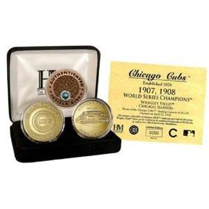   Chicago Cubs 24Kt Gold And Infield Dirt 3 Coin Set