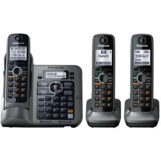 Panasonic KX TG7643M dect 6.0 Link to Cell Bluetooth Cordless Phone 3 
