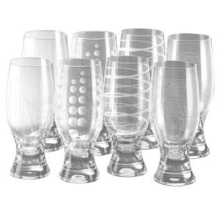   set of 8 doubles as a tumbler or beer glass fun barware or everyday