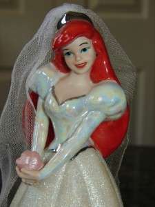 Disney Princess LITTLE MERMAID ARIEL Bride Wedding FIGURINE  